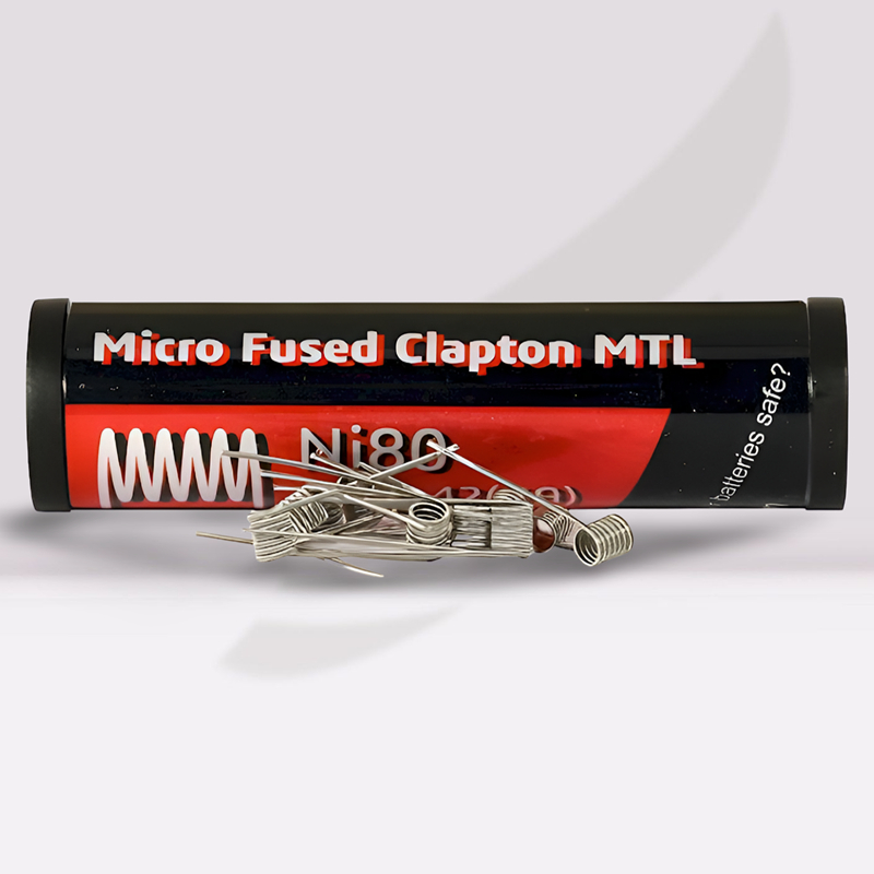 Coils  Micro Fused Clapton MTL Ni80 0.88Ohm - Fumytech