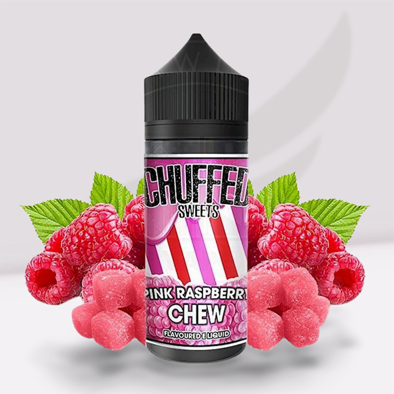 Prêt à booster Pink Raspberry Chew 100ml Chuffed Sweets
