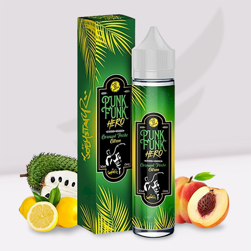 Prêt à booster Corossol Pêche Citron - Punk Funk Hero By Joey Starr