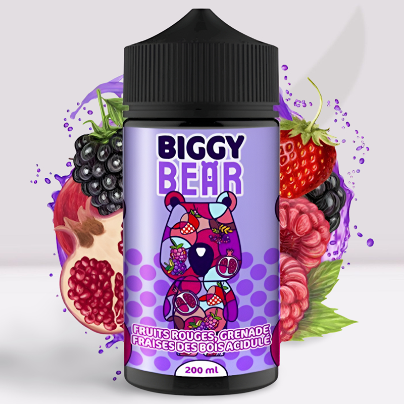 Fruits rouges Grenade Fraise des bois acidulée - Biggy Bear