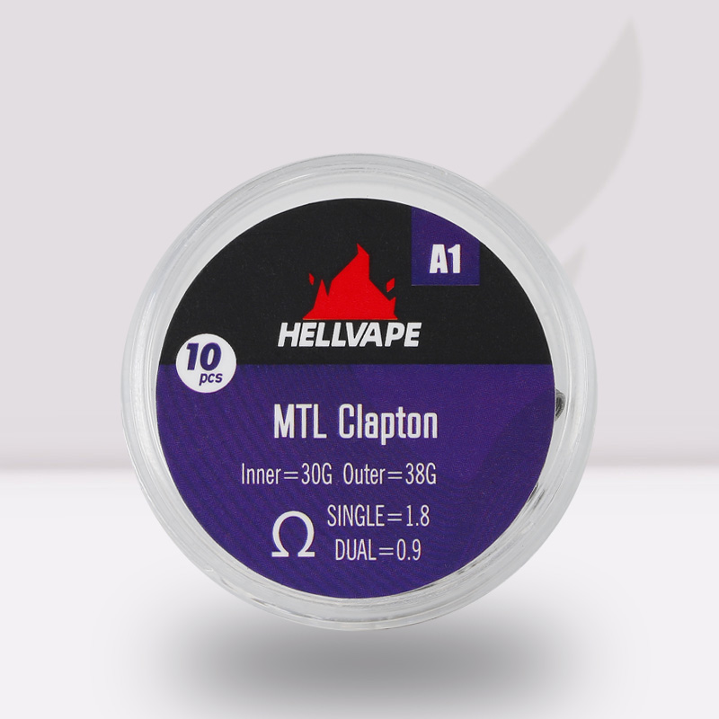 Coils Kanthal A1 MTL Claptons Coils 1.8Ω - Hellvape