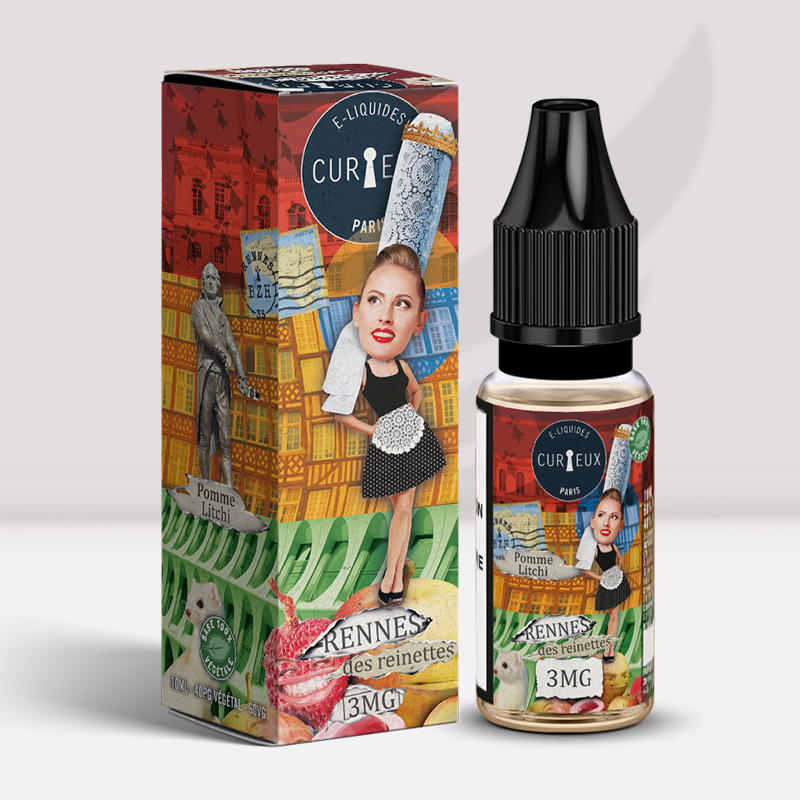 Rennes Des Reinettes - Hexagone - Curieux e-liquide Rennes Des Reinettes - Hexagone - Curieux e-liquide