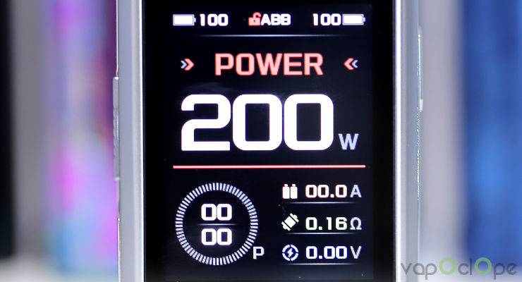 Kit Aegis Touch T200 Geekvape écran
