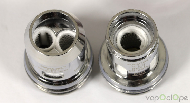 Les 2 types de résistance TFV16 Lite Smoktech
